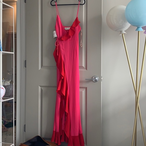 Frame Partners pink red dress - Picture 4 of 8